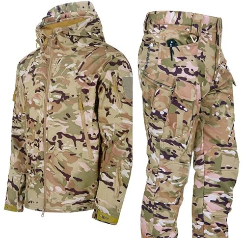 Veste Longue Homme Matelassée Travail Enfant Peche Imperméables Cuir Laine Chauffante Col Winter Cargo Parka Sport De Pluie Fourré Veste Harrington Homme Camouflage L