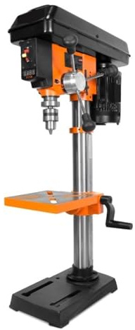 Taladro de Columna, Taladro De Mesa De Hierro Fundido De Velocidad Variable De 10 Pulgadas