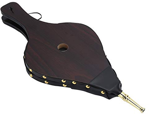 Soplador de madera de fuelle Manual para chimenea, soplador de aire de fuelle manual para acampar al aire libre, barbacoa, Picnic