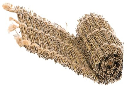 Alipis Accessoire Photo Vintage en Bambou Tressé 75x17 Cm, Tapis de Thé Rétro Polyvalent pour Décoration et Fond de Studio Photo, Coussin à Thé Naturel Multifonction