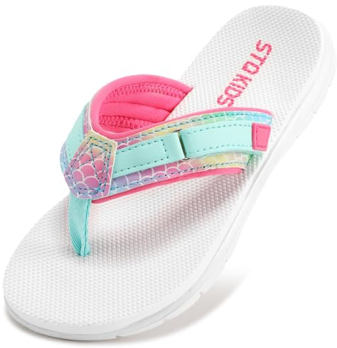 STQ KIDS Chanclas Niña Nino Sandalias Liso Ultraligero Antideslizante | Cómodas Elegantes Duraderas Divertidas Transpirable Rápidamente Secante Piscina Vacaciones Viajar Jugar Playa