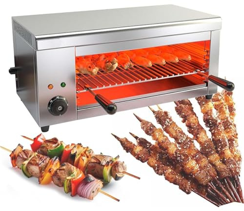 Forno Elettrico Per Pizza E Altro - Salamandra 2000W, 30L, A 4 Livelli Regolabili, Termostato Di Precisione, Cottura Sana Senza Fumo, Per La Cucina Di Ogni Giorno