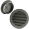 MKK - 17969 - Lüftungsgitter Abluftgitter Außengitter Insektenschutz weiß grau braun 60 70 80 90 100 120 125 150 mm grau Ø 80 mm