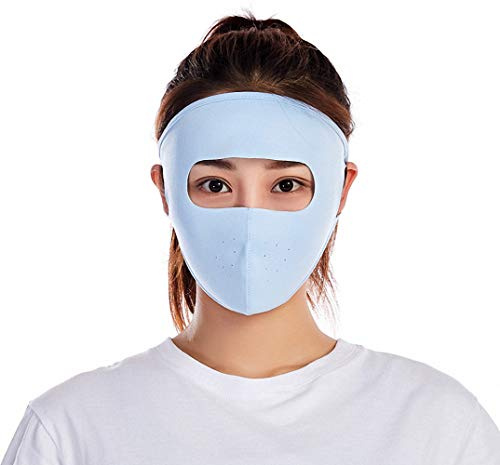 Máscara de protección de la Cara de Las Mujeres, Seda de Hielo rápido-Secado Protector Solar Escudo de Montar a Prueba de Polvo para el Senderismo al Aire Libre & Motociclismo & Ciclismo