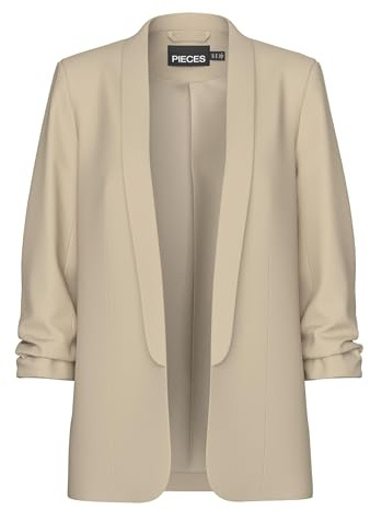 PIECES Pcboss 3/4 Blazer Noos T-tröja dam Vitpeppar, L