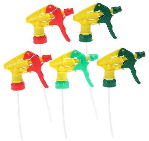 PHENOFICE 6pezzi Spruzzino Per Irrigazione Giardinaggio Testa Spray Flaconi Per Piante e Fiori Strumento Multifunzionale Per Annaffiare e Pulire