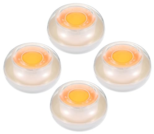 PATIKIL Umidificatore Punta Dita, 4Pz 3 Plastica Riutilizzabile Antiscivolo Umidificatore per Dita per Carte Bancarie Fatture Documenti Conteggio, Bianco