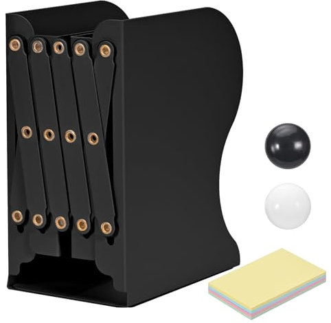 Szaboviktoria fermalibri per mensole,libreria regolabile e estensibile,Fermalibri Resistente Antiscivolo per Casa, porta libri, Magazine File Holder Bookshelf per Scuola