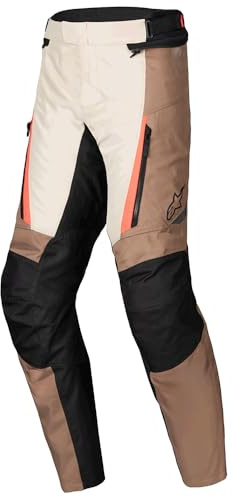 Alpinestars ST-1 wasserdichte Motorrad Textilhose, schwarz/braun, L