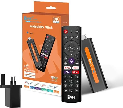 Android TV Stick H618 8K Mini Smart Tv box DDR4 2GB RAM 16GB Quad-Core 64bit Dual 2.4G/5G WiFi HDR10+ Ultra USB HD Smart TV STICK Box Streaming Media (H6 2+16 APP)