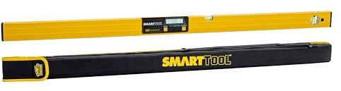 M-D Building Products 92325 SMARTTOOL® 48 Inch Digital Level: Precision Measurement w/LCD Screen, Audible Alerts, Water Resistance, High Visibility, & Heavy-Duty Aluminum Frame - Includes Carry Case