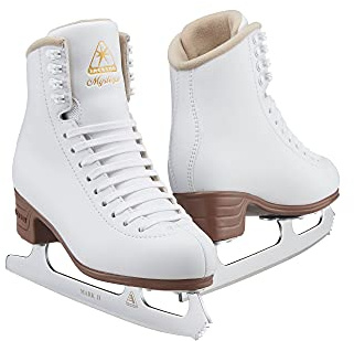 Jackson Ultima JS1491 Mystique Girls Misses Figure Ice Skates/Color: White Size: Kids 1