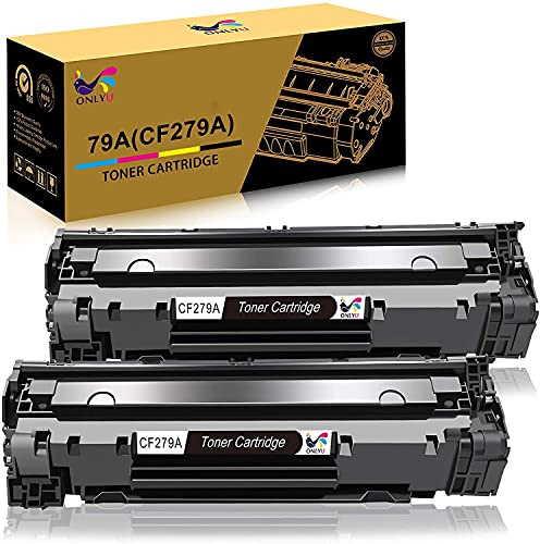 ONLYU CF279A Cartucce di Toner Compatibile per HP 79A CF279A, 2 Nero
