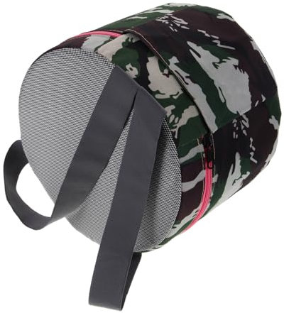 CANIGHT Gartenhocker Tragbarer Klappstuhl Für Gartenarbeit Camping Angeln Robuster Hocker Mit Praktischem Stauraum Für Senioren Und Outdoor-aktivitäten Farbenfrohes Camouflage-Design