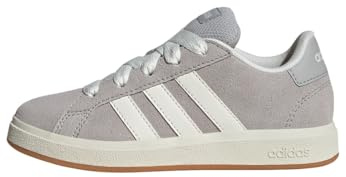adidas Mixte Enfant Grand Court 00S Kids Shoes, Grey Two/Off White/Gum, 35.5 EU