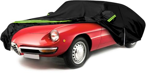 Telo Copriauto Sostituzione per Alfa Romeo Spider 1966-1994, Copertura Auto Protettiva Dell'auto, Telone per Auto Garage Completo Impermeabile Strisce Riflettenti Completo