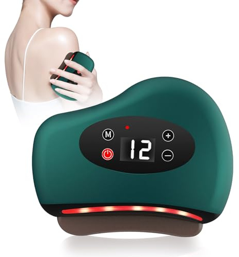 Gua Sha Tool, 3-in-1 Heated Muscle Scraper, Beauty Tools, Guasha Tool Face for Daily Skincare, Travel, Business Trip, SPA, Skin Care Gift for Woman