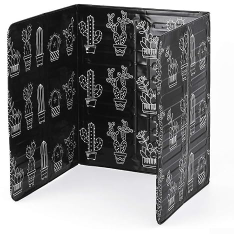 Plegable para protección contra salpicaduras para cocina, lámina de aluminio, antisalpicaduras, para cocina, resistente al aceite, sartén wok, 84 x 33 cm, gris (cactus)