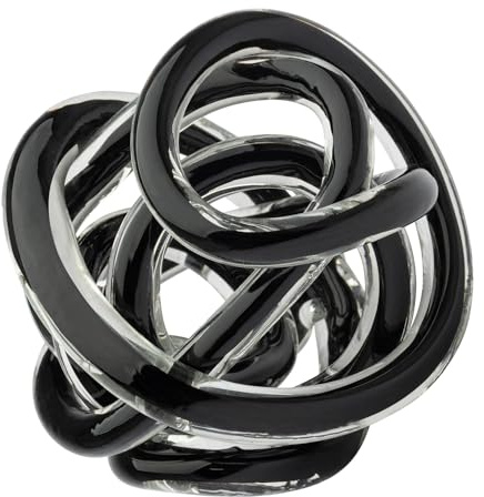 Torre & Tagus Orbit glaskula 11,4 cm diameter, svart