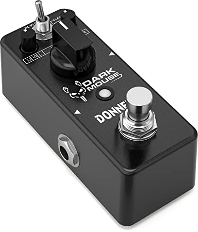 Donner Dark Mouse Distortion Pedal for Electric Guitar, 2 Modes Classic Hyper Crunch to Fuzzy Guitar Pedal True Bypass