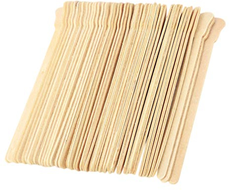 TOYANDONA 100st Holz-gesichtsapplikatoren Haarwachs Applikator Klebt Augenbraue Wachs-applikator-sticks Wachsrührstab Bastelstäbe Zum Wachsen Von Holz Holzwachsstab Kosmetik Hölzern Spatel