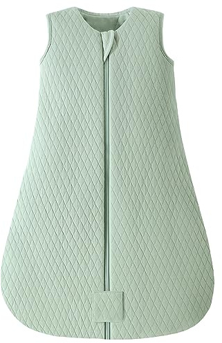 Yoofoss Baby Sleeping Bag 2.5 Tog - 0-6 Months Winter Sleeping Bag Baby 100% Organic Cotton Sleep Sack for Newbron Infant Toddler Quilted Warm Soft