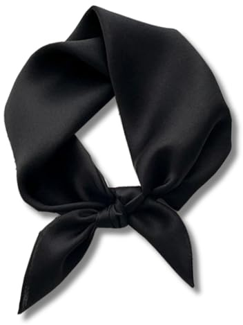 PoeticEHome 100% Mulberry Silk Neck Scarf 21x21 Small Square Scarfs for Women Gift Packed