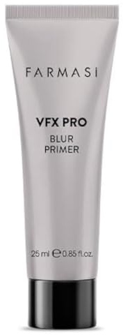FARMASi VFX Pro Blur Makeup Primer, Smoothing Face Base with Soft-Focus Finish, Oil-Free Matte and Velvety Feel, Helps Minimize the Look of Pores and Fine Lines, Vitamin E, 0.85 fl oz, Blur