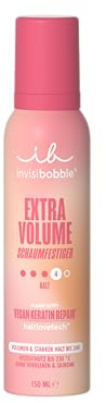 invisibobble Schiuma extra volume, volume massimo, protezione dal calore a 230 °C, tenuta forte per 24 ore, vegano, per tutti i tipi di capelli, 150 ml