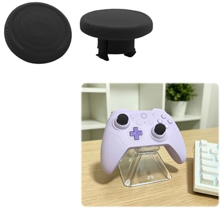 Ricambi per cappucci joystick in PLA per 8BitDo Ultimate 2C controller da gioco, anti-allentamento rinforzati e stabili cappucci stabili per stick analogici (Nero)