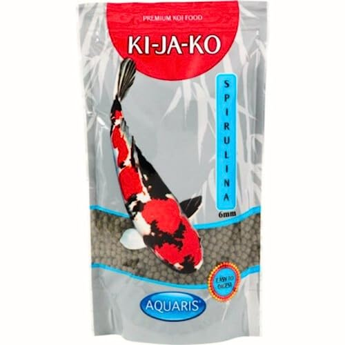 KI-JA-KO Spirulina Plus Nourriture pour Poissons caroténoïdes Riches en caroténoïdes 1 kg/6 mm – avec capsanthine et astaxanthine et Forplus (algues Riches en oméga-3)