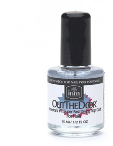 SUPPAS INM Out The Door, America's #1 Super Fast Drying Top Coat For Nails 0.5 fl oz (15 ml)