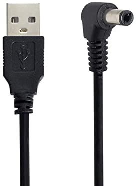 chenyang USB 2.0 Type A Male to 5.5 x 2.5mm DC 5V Power Plug Barrel Connector Charge Cable 80cm