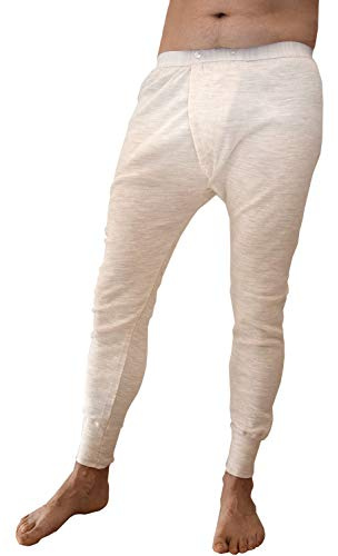 BODYPERFECT Mutanda Lunga in Lana Uomo Intimo Invernale Lunghi Funzionali sottopantaloni Termici (M)