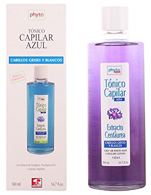 Luxana Phyto Nature Tónico Azul Cabellos Grises y Blancos Tratamiento Capilar - 500 ml