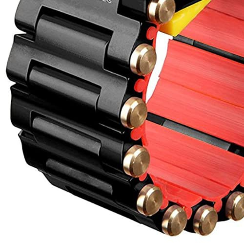 Conjunto de 3 eslabones de Cadena iSHOXS Hell Rider, prolongación del diámetro del Hell Rider en Aprox. 10 mm - Negro