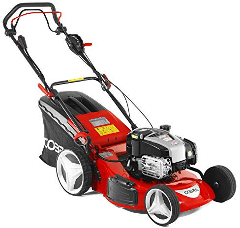COBRA MX515SPBI 51cm (20in) Petrol Lawnmower with Aluminium Deck, Electric Start B&S 675IS InStart Engine and 5 Speed Drive System