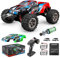 YONCHER YC250 Ferngesteuertes Auto Bürstenloser Motor, 1/16 62+Km/h 4WD Offroad RC Monster Truck Proportional Auto, 2 Akkus 40 Min+ Laufzeit, mit 2 Autoschale für Erwachsene Kinder