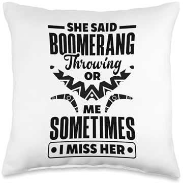 Eat Sleep Boomerang Repeat Boomerang Thrower Boomerang Sport Throw Pillow