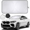 Bomtop Parasol parabrisas, plegable, portátil, contra los rayos 99,9% de los rayos UV, protección adecuada para varios coches (160 x 85 cm)