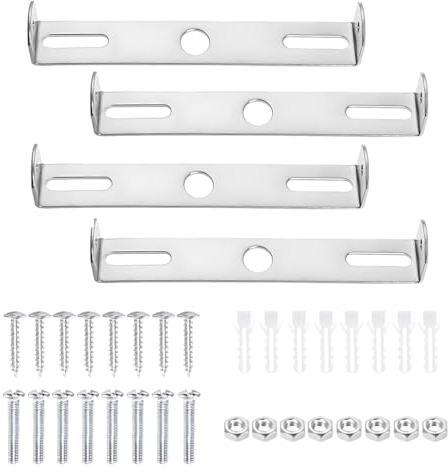 4 Pezzi 90mm Staffa di Fissaggio con Viti per Gancio Soffitto Lampada a Sospensione Plafoniera per Lampada da Soffitto con Accessori Illuminazione Lampadario rosone lampadario soffitto