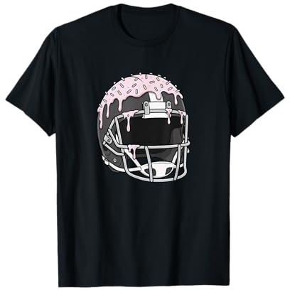 Casco da Football Americano Sportivo con Spruzzi a Goccia per Ragazzi e Ragazze Maglietta