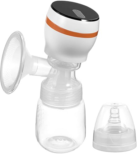 BAZEITFLOW Extractor de Leche Eléctrico Portátil Diseño Antirretorno en Material Pp, Silencioso y Recargable para Uso Cómodo en Casa y Viajes