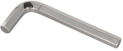 Llave hexagonal tipo L de acero, llave de 12 mm para montaje de muebles, reparaciones automotrices y mantenimiento mecánico, color plateado