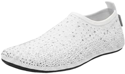 Chaussure d'eau Water Shoes Chaussures Aquatiques Homme Femme, Aquatique Séchage Rapide Chaussures de Plage de Mer de Piscine Sandales Plastiques Unisexe Antidérapant Chaussure de Surf