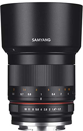 Samyang MF 50mm F1.2 APS-C Sony E schwarz - manuelles Foto Objektiv mit 50mm Festbrennweite für APS-C Kameras mit Sony E-Mount, ideal für Portrait, sanftes Bokeh, kompakt und leicht