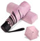 Shinok Mini Travel Umbrella Lightweight Small Compact Women Umbrellas for Sun Rain Pink