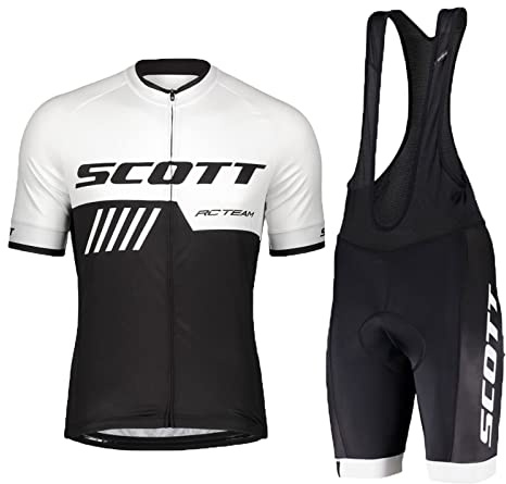 HOMTOL Cykeldräkt för män, ventilerande kortärmad jersey + shorts med sadelkuddar