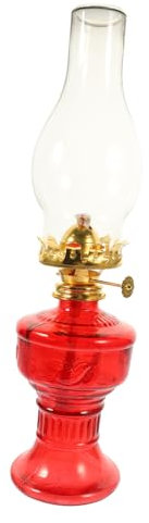 Amosfun Petroleumlampe Dekoration Öllaterne Aus Glas Laterne Aus Kaminglas Petroleum Campinglaterne Klare Öllampe Alte Öllampen Rustikale Petroleumlaterne Kerosinlampe Asien Drinnen