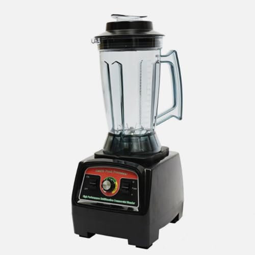 Konfiur 2800W Hochleistungsmixer, 4L 220V Elektrische Standmixer mit 2in1 Klingen SmoothieMixer Blender, 57000U/min küchenmaschine, 25x23x59cm Schwarz